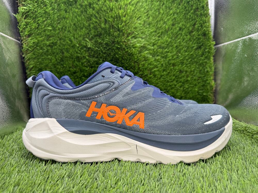 Hoka One One Gaviota 6 1171932-MLFD Athletic Sneaker Men's 14D Blue Mesh Running